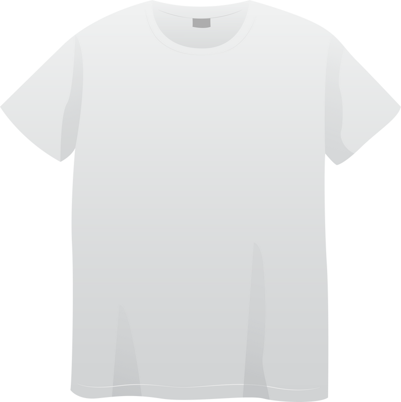 White Plain T-shirt Front Mockup Design